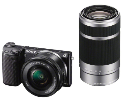 Aparat Sony NEX 5RY SEL 16-50 + SEL 55-210